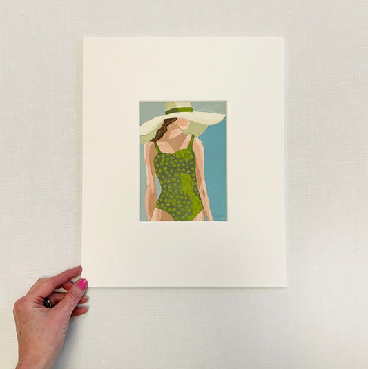 Bathing Beauty 1 on Paper