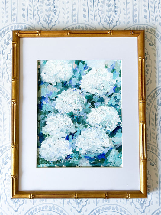 Cottage White Hydrangeas 1