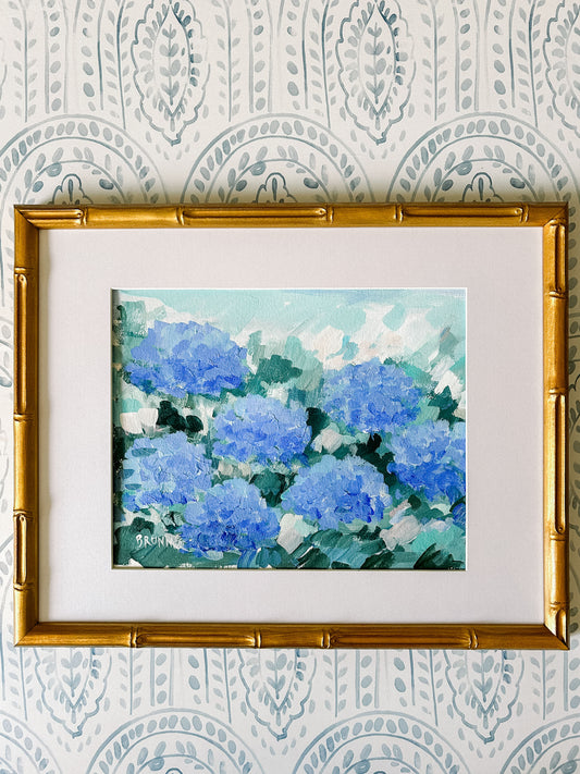 Cottage Blue Hydrangeas 1