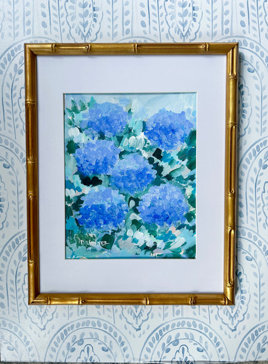Cottage Blue Hydrangeas 2