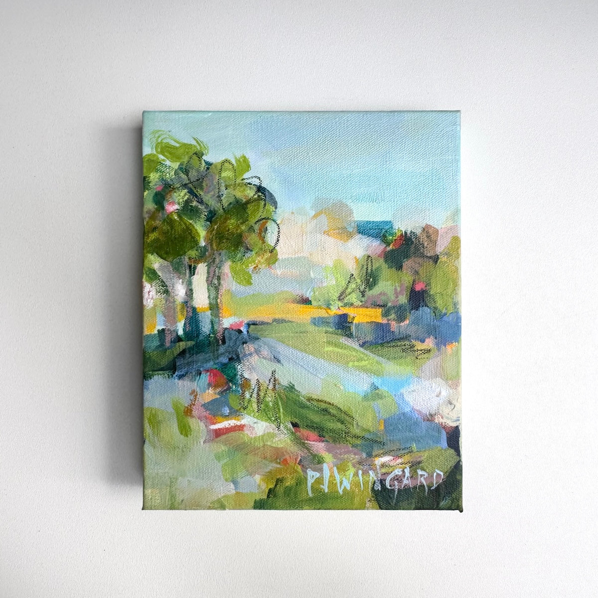 School's Out | Abstract Coastal Painting