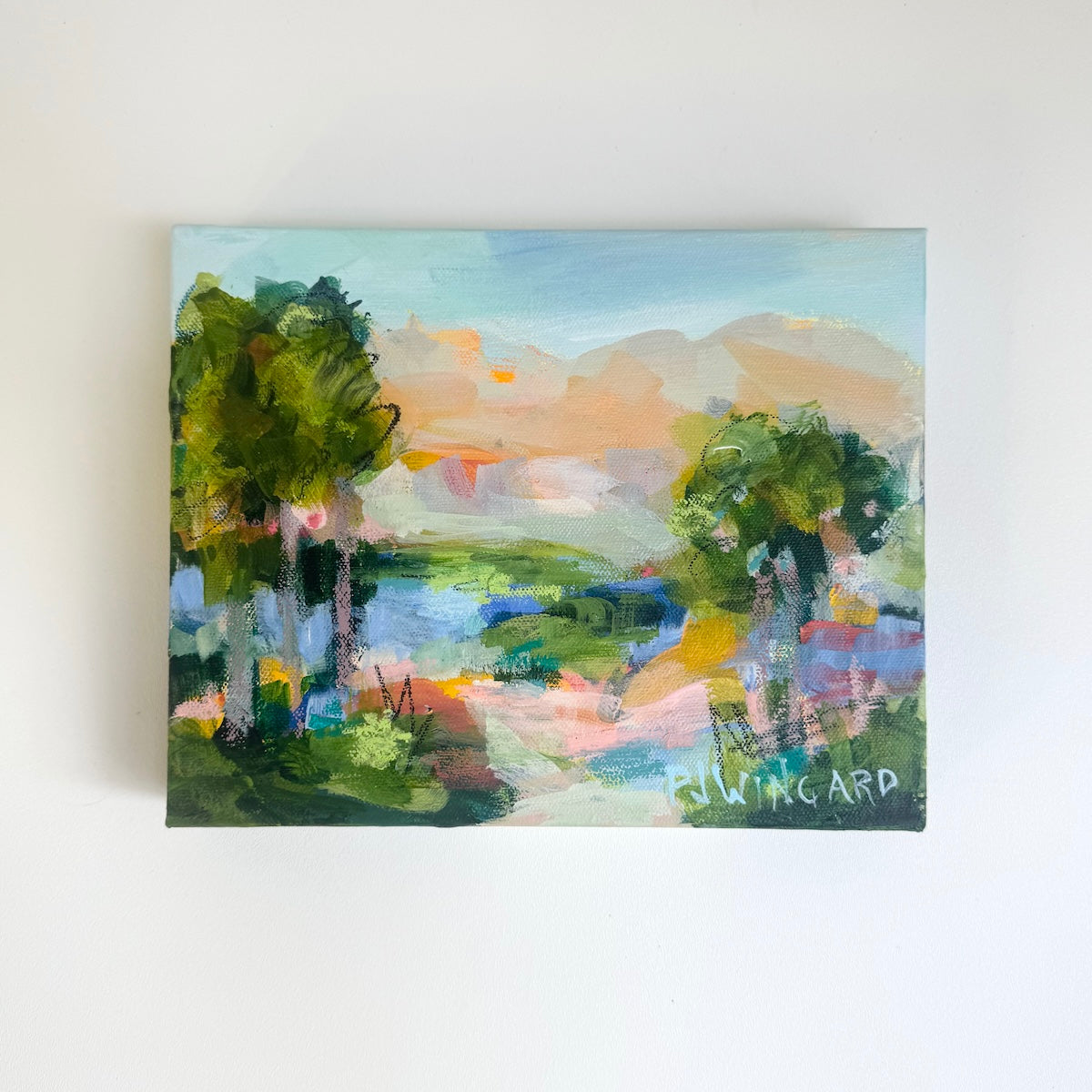 Summertime | Abstract Coastal Painting