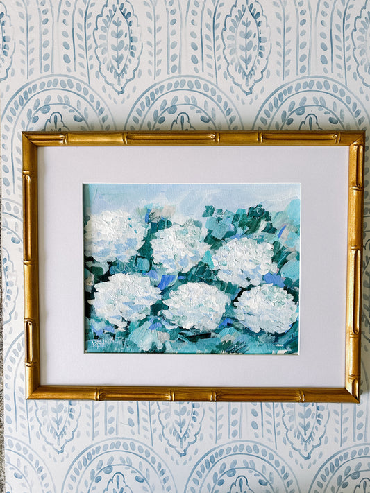 Cottage White Hydrangeas 3