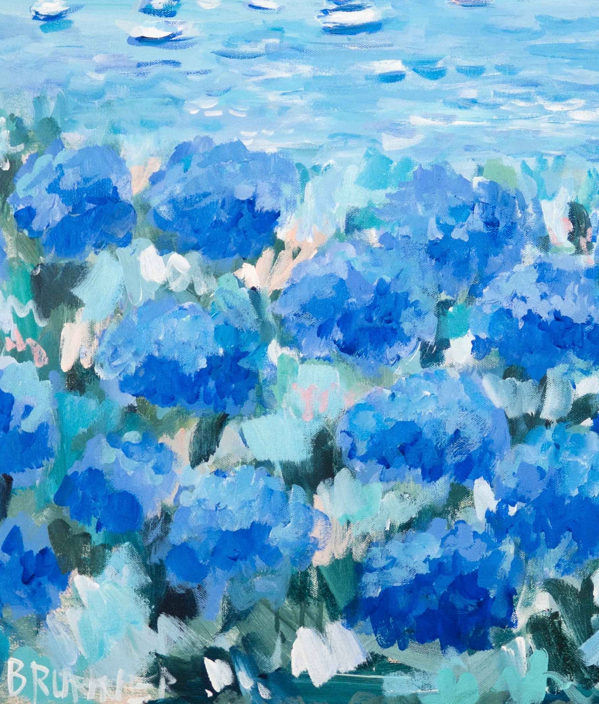 Harbor View with Hydrangeas 2