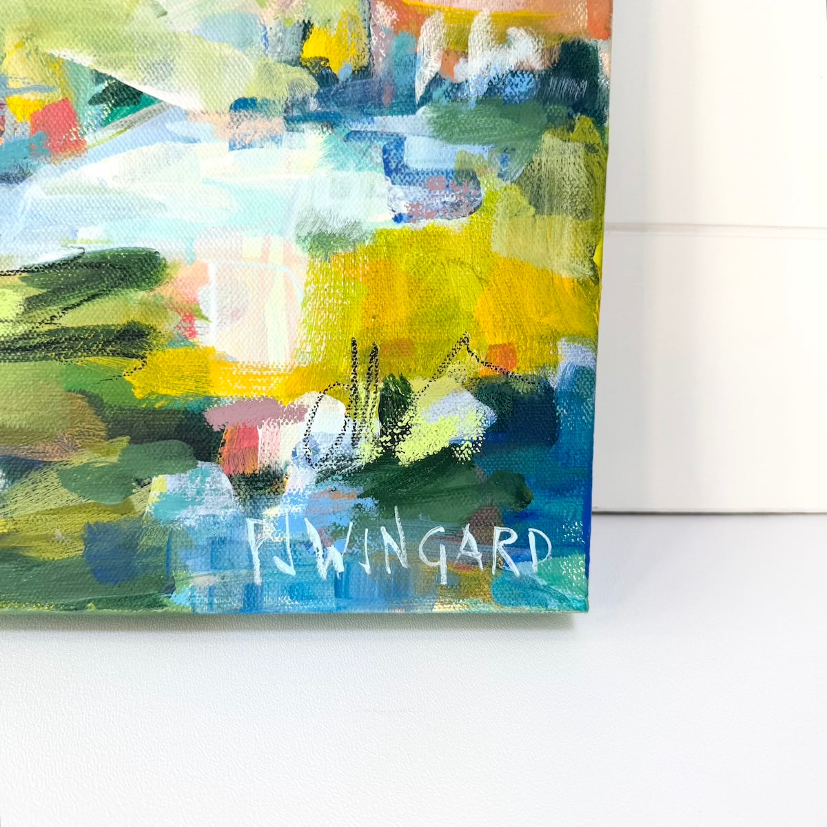 August | Abstract Coastal Painting