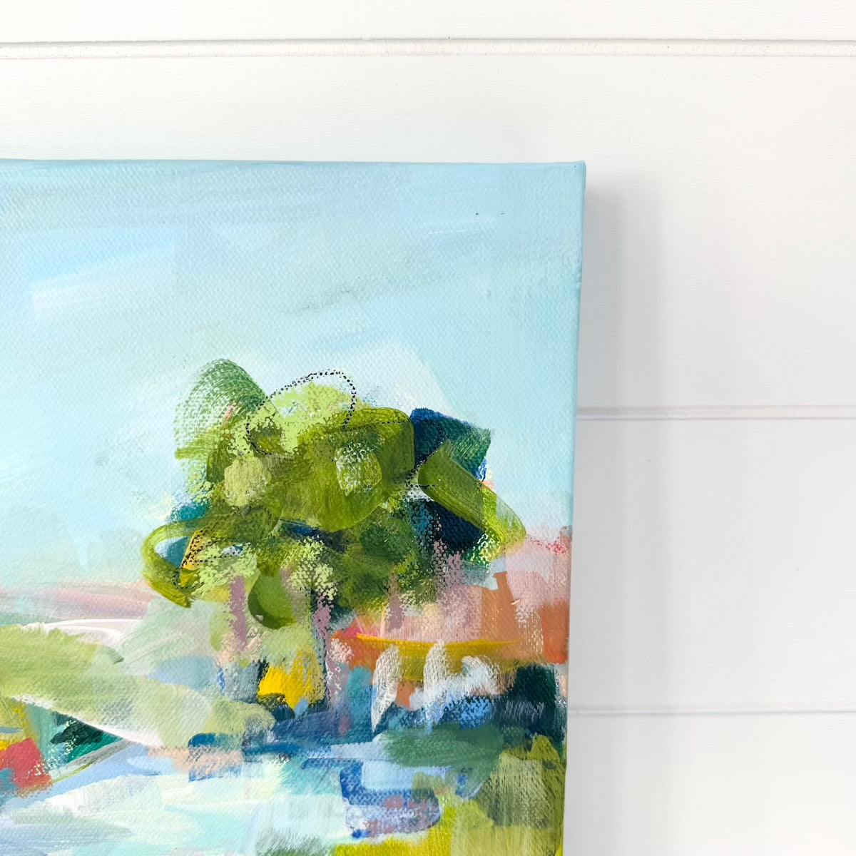 August | Abstract Coastal Painting