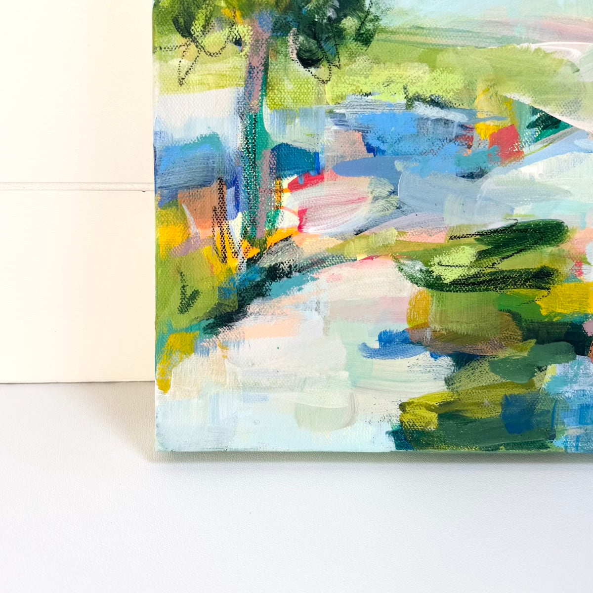 August | Abstract Coastal Painting