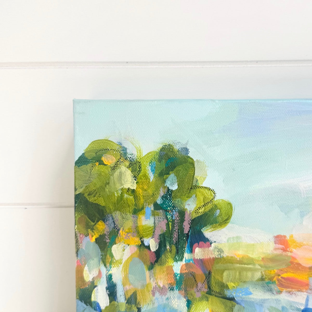 Follow the Sun | Abstract Coastal Painting