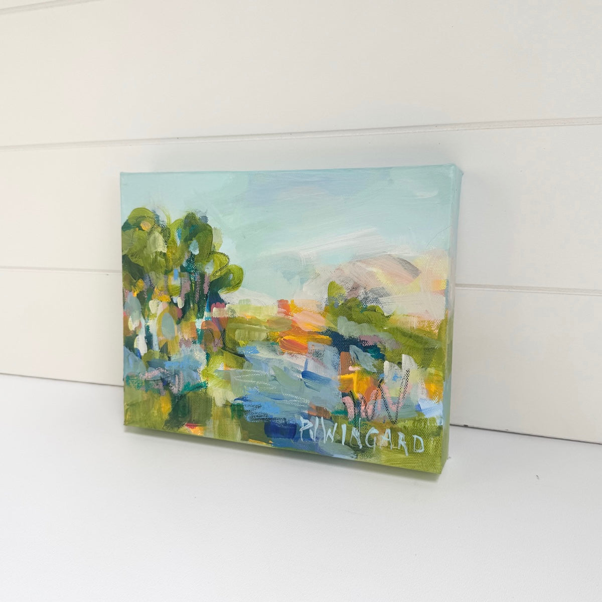 Follow the Sun | Abstract Coastal Painting