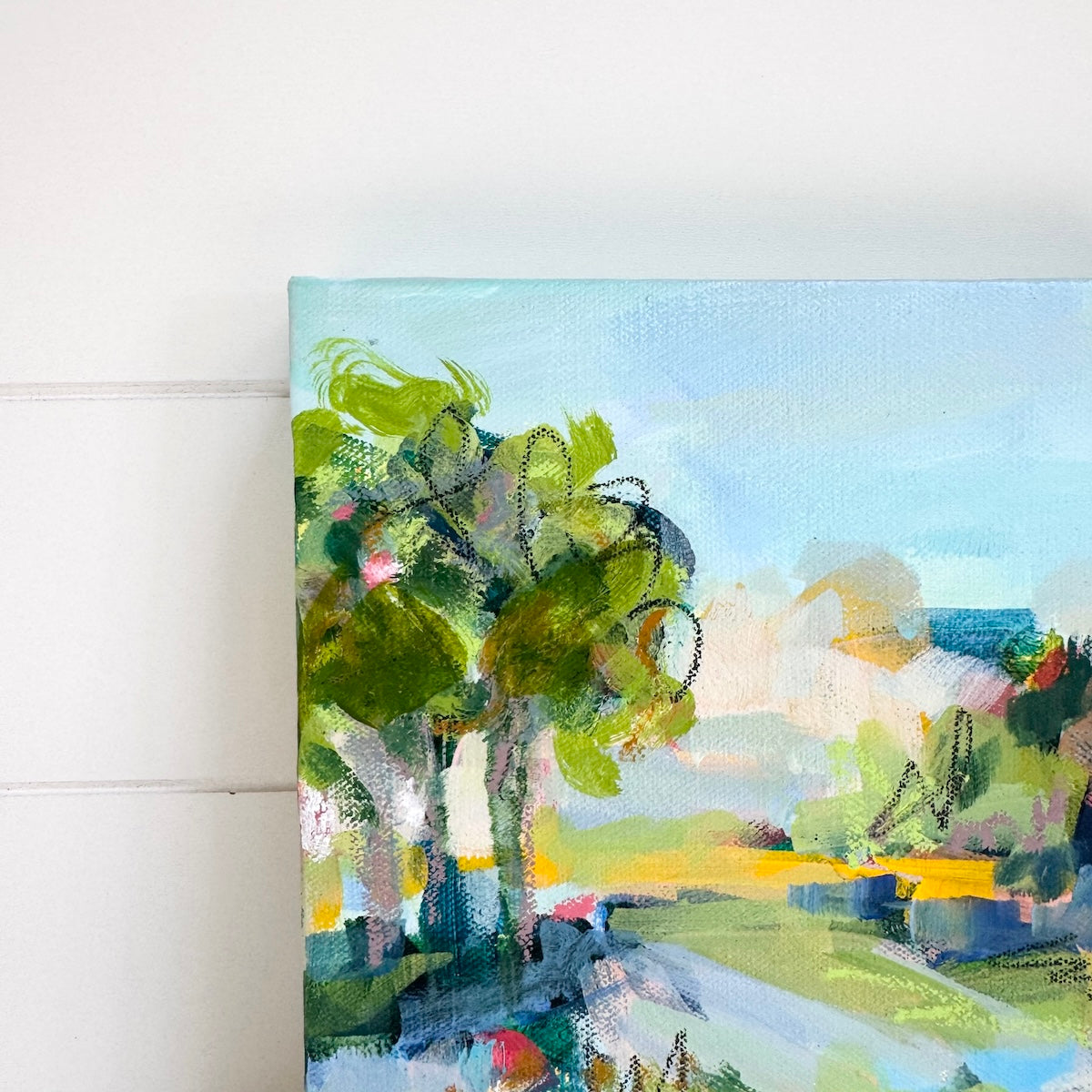 School's Out | Abstract Coastal Painting