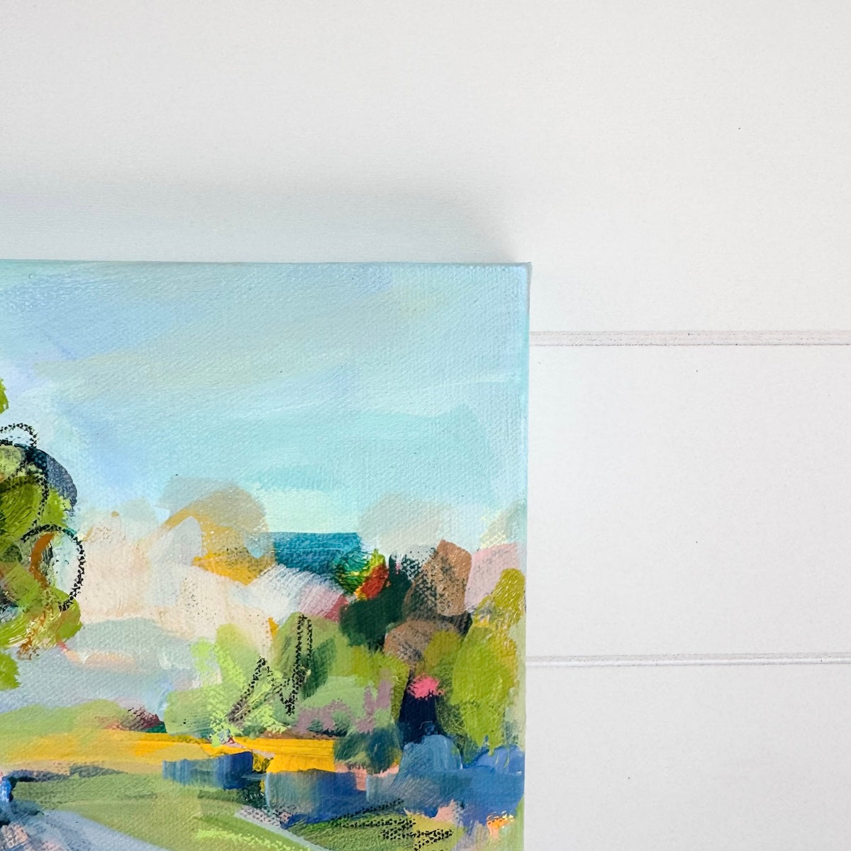 School's Out | Abstract Coastal Painting