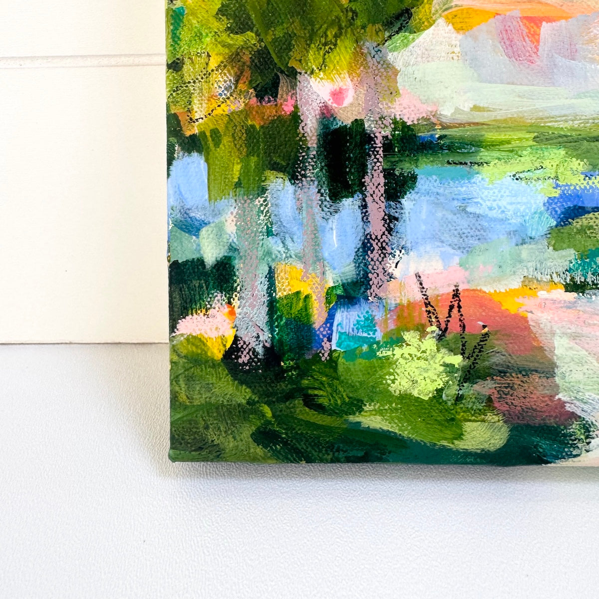 Summertime | Abstract Coastal Painting