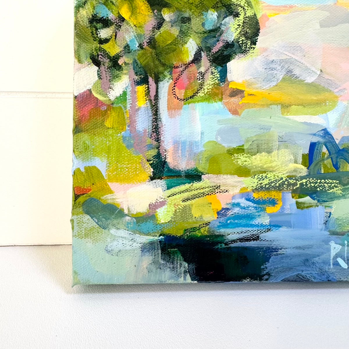 Take the Journey | Abstract Coastal Painting