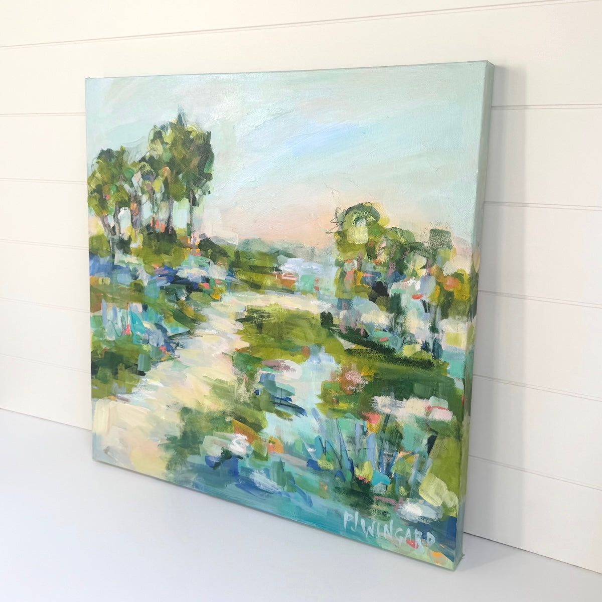 Vacation Groove | Abstract Coastal Painting