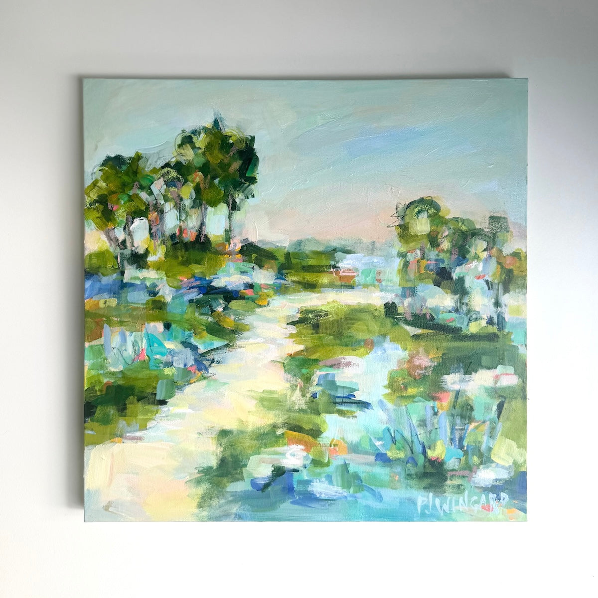 Vacation Groove | Abstract Coastal Painting
